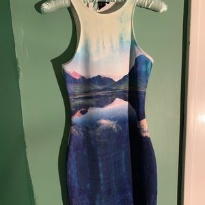 Bodycon fit Horizon mini dress
